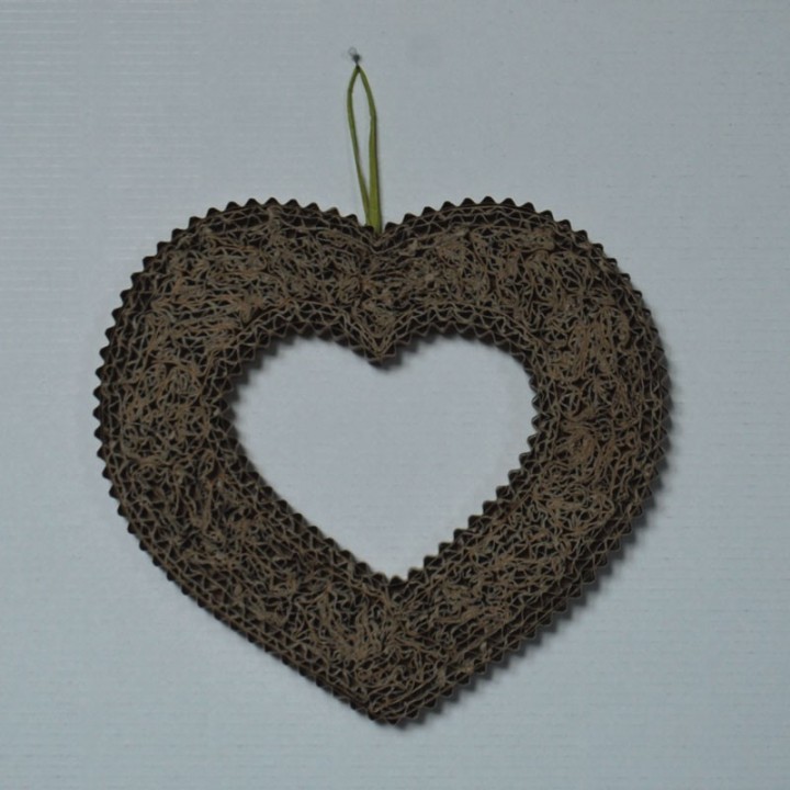 Coeur moyen modèle, à suspendre