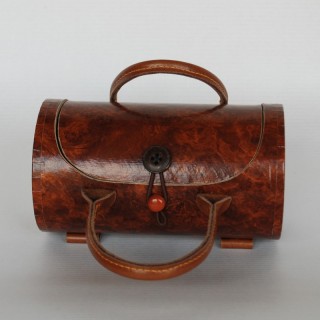 Mallette papiers déco coeur rouge - petit modèle