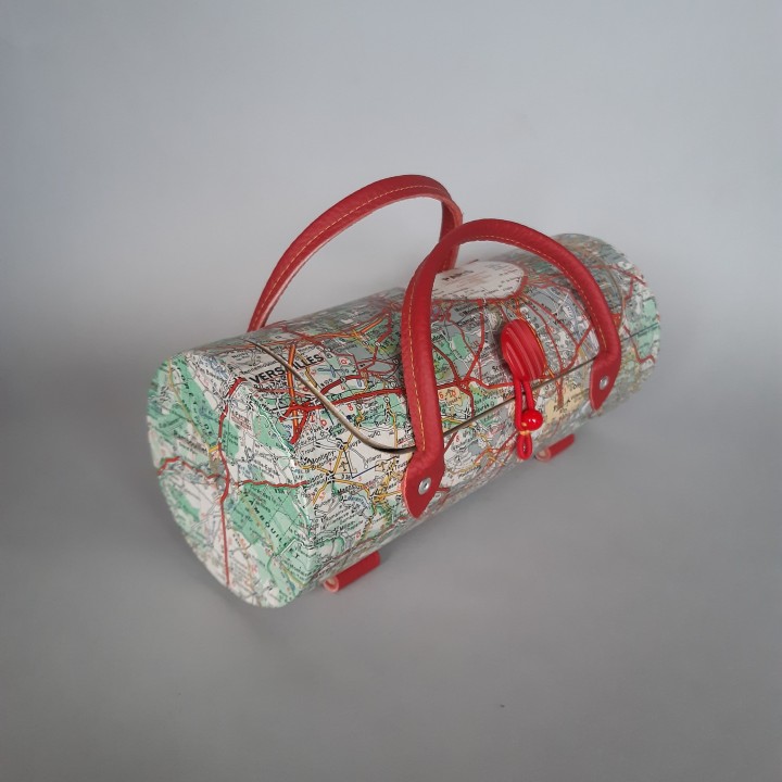 Mallette carte ancienne - 20 cm